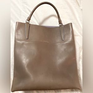 Genuine Coach Full Leather Tall Tote